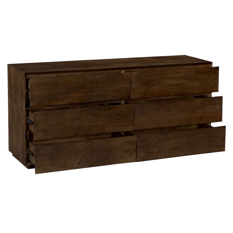 Flagstaff 6-Drawer Dresser in Barista Brown