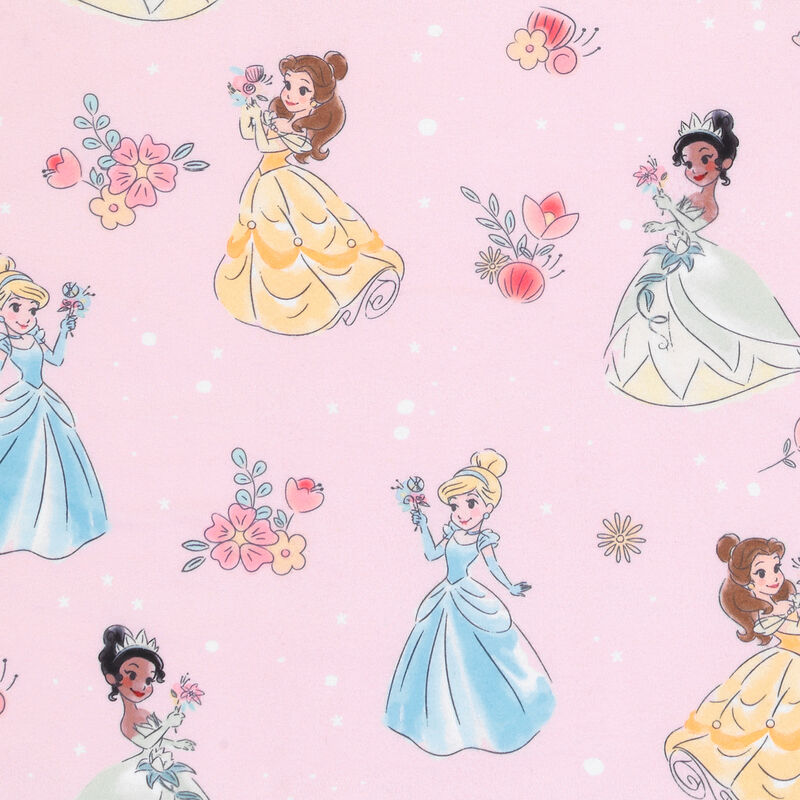 Lambs & Ivy Disney Princesses Pink Fleece Baby Blanket - Belle/Tiana/Cinderella