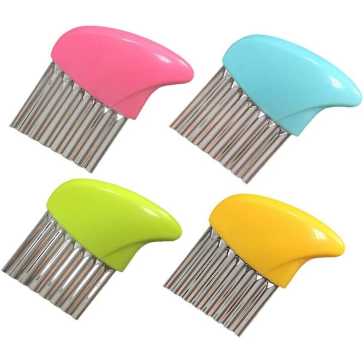 Pack of 4 Stainless Steel Crinkle Cutters
