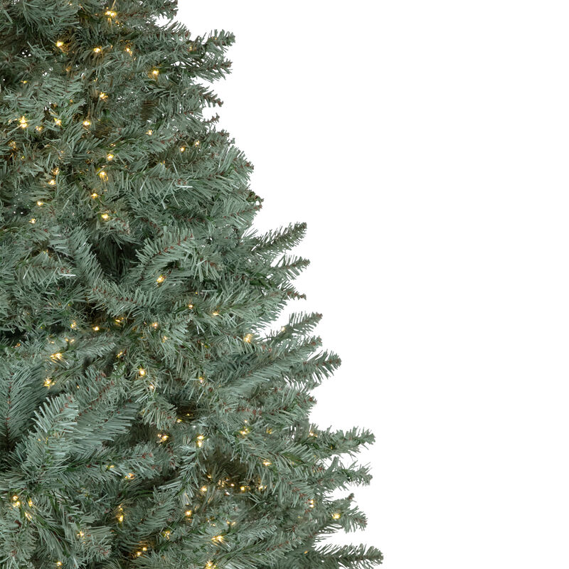 7.5' Pre-Lit Full Newport Spruce Artificial Christmas Tree  LED Lights