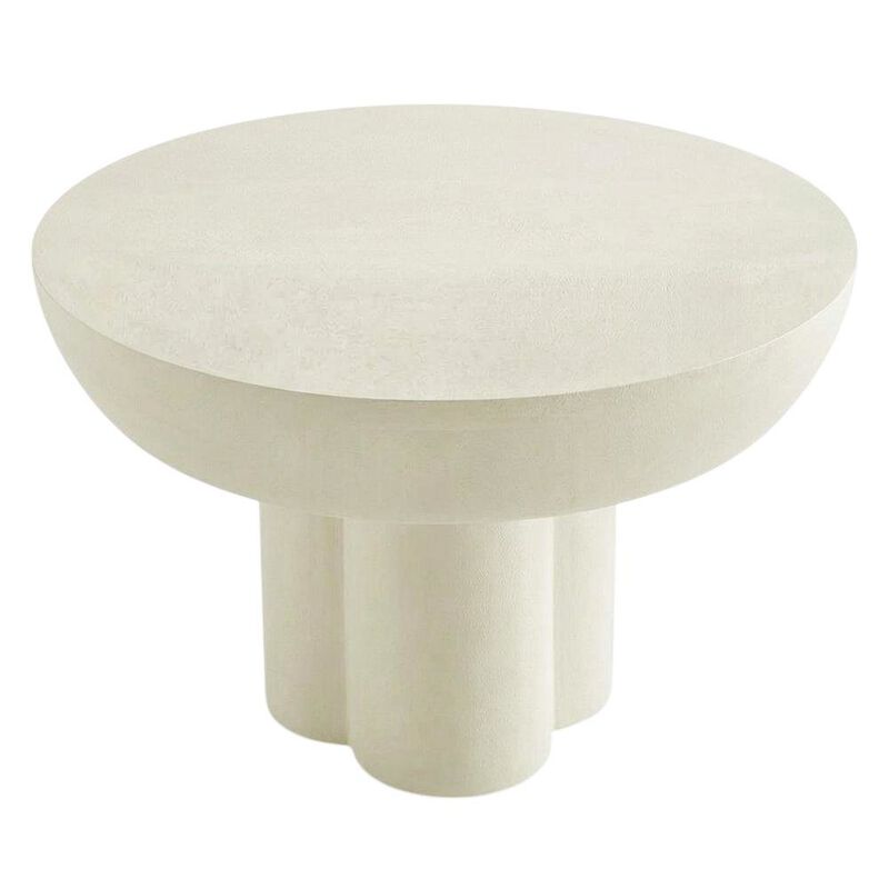 Concrete Coffee Table with Durable Round Top and Modern Design image number 0