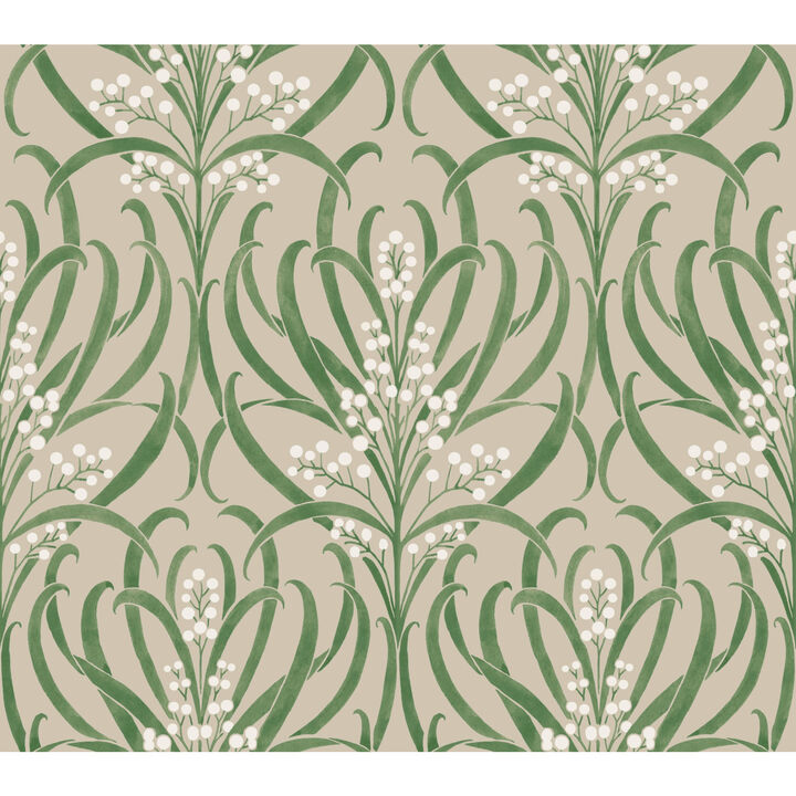 Calluna Linen Metallic Wallpaper