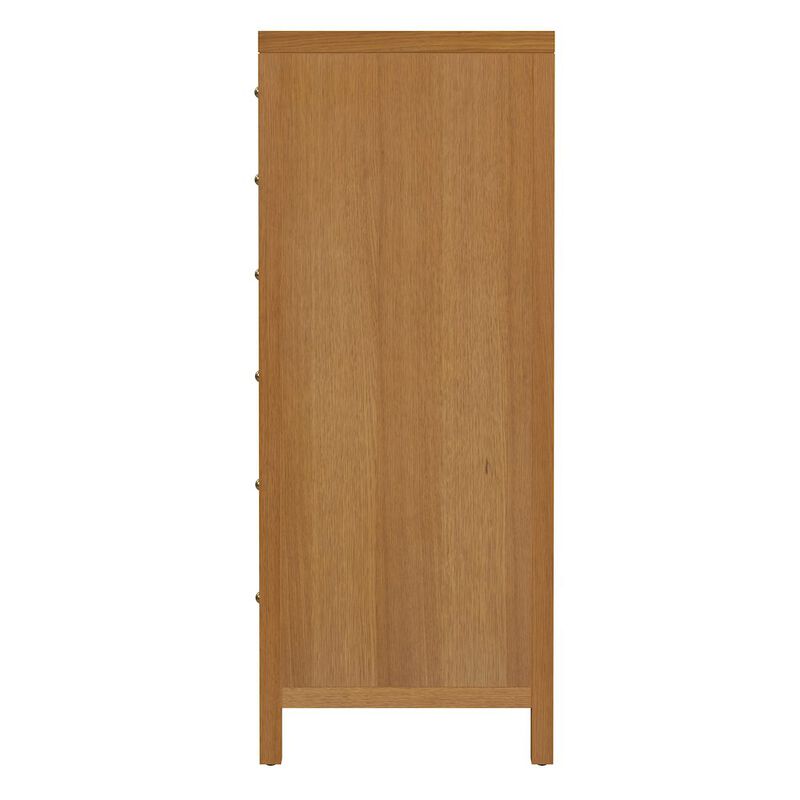 Butler Specialty Nora 22 in. W Rectangular Wood 6 Drawer Lingerie Chest, Natural