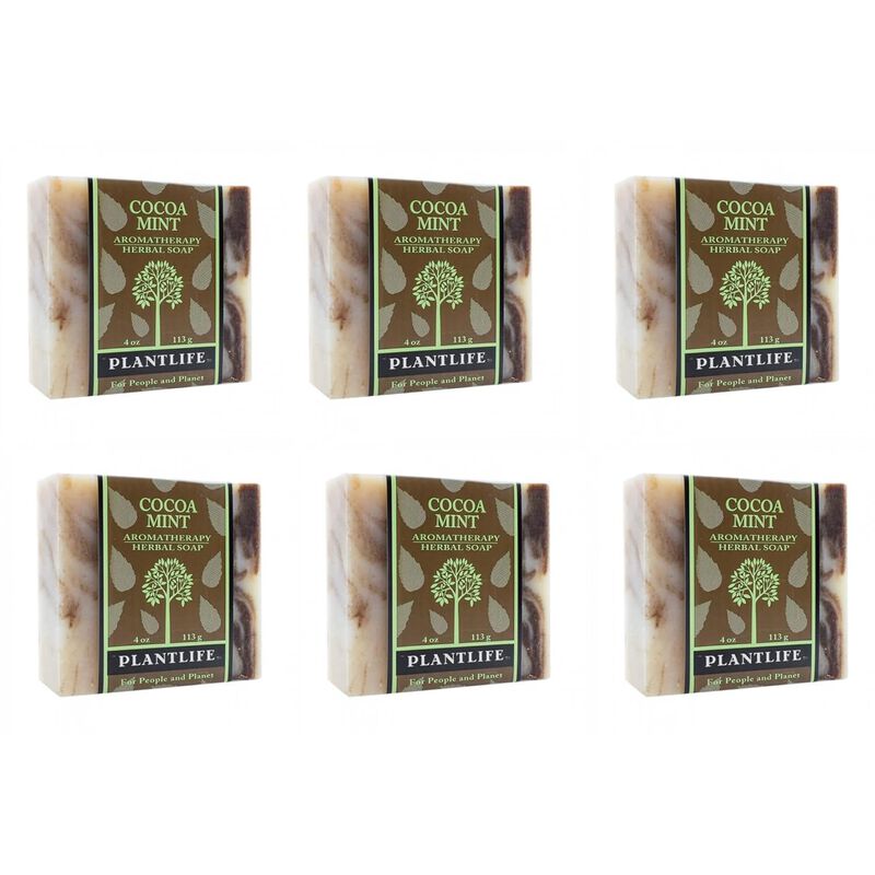 PLANTLIFE BAR SOAP COCOA MINT 6 PACK image number 0