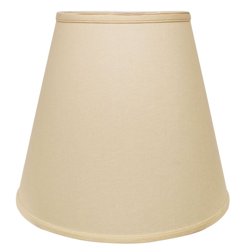 Hivvago 18" Parchment Biege Empire Linen Lampshade