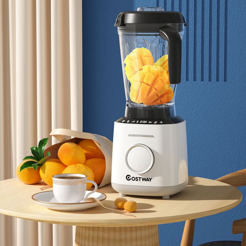 Kitchen Countertop Smoothies Blender with 10 Speed and 6 Pre-Setting Programs