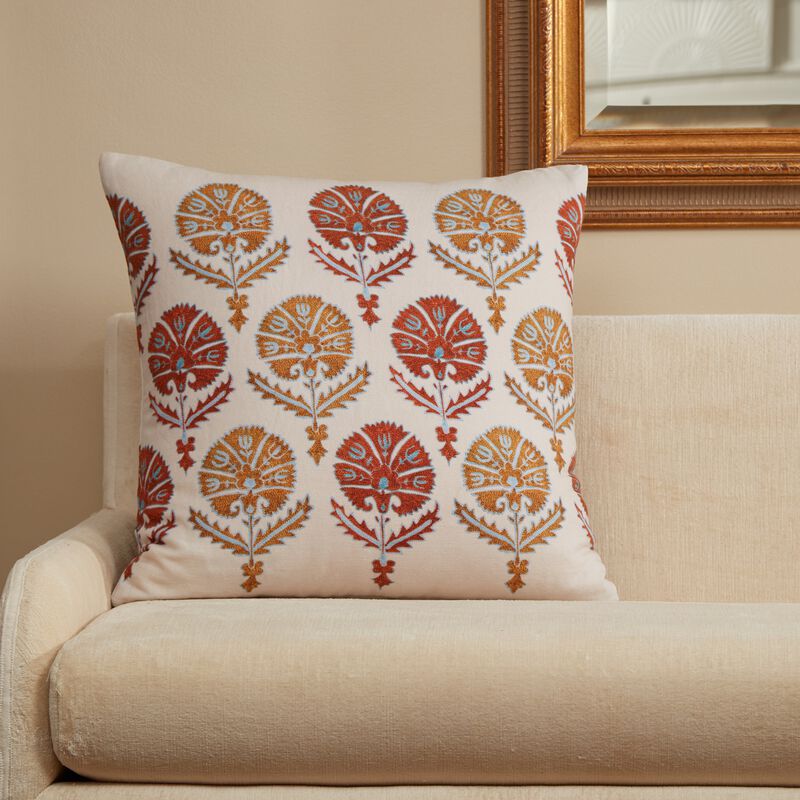 White Lotus Pillow image number 1