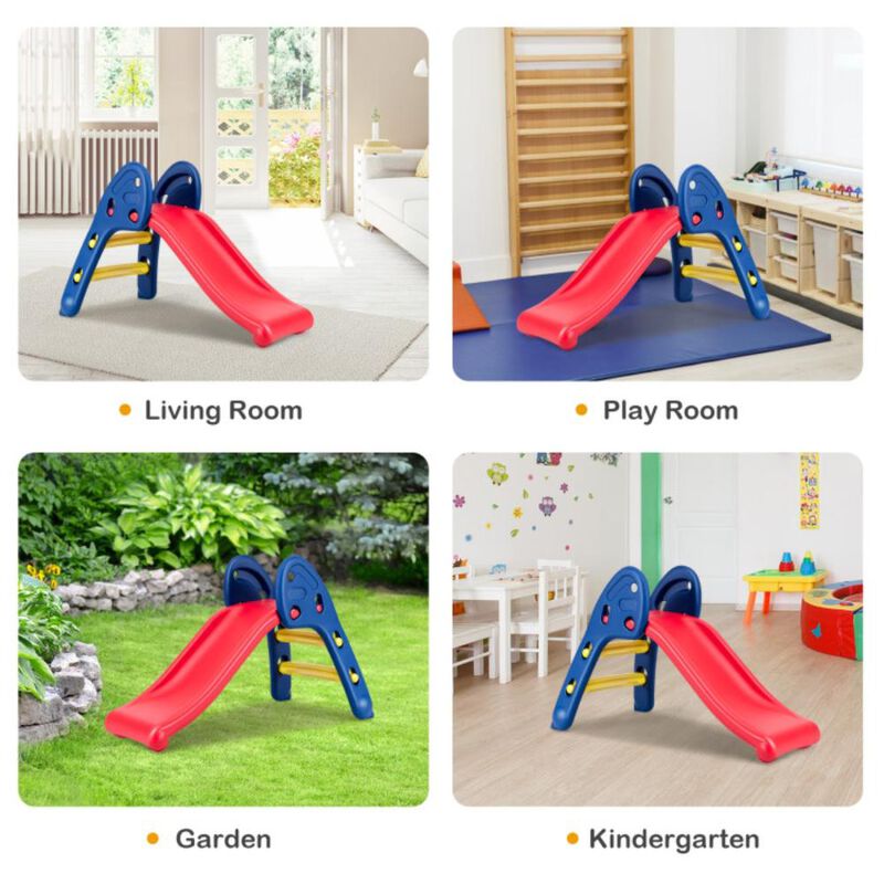Hivvago 2 Step Children Folding Plastic Slide