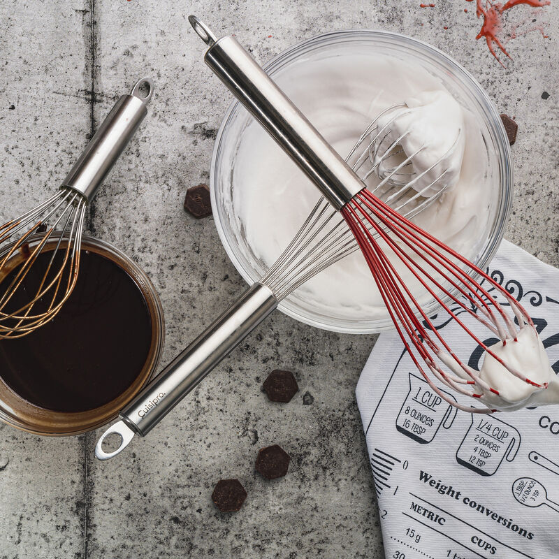 Cuisipro 8-Inch Stainless Steel and Silicone Egg Whisk