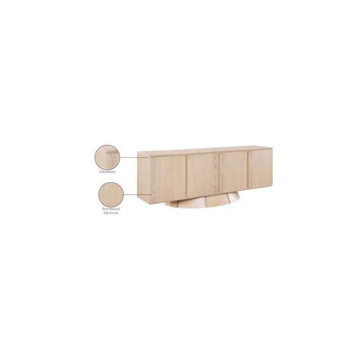 Meridian Furniture Bellona Natural Sideboard/Buffet