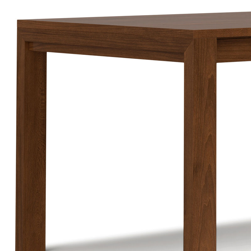Wilson 60 inch x 36 inch Rectangle Transitional Dining Table in Walnut Veneer