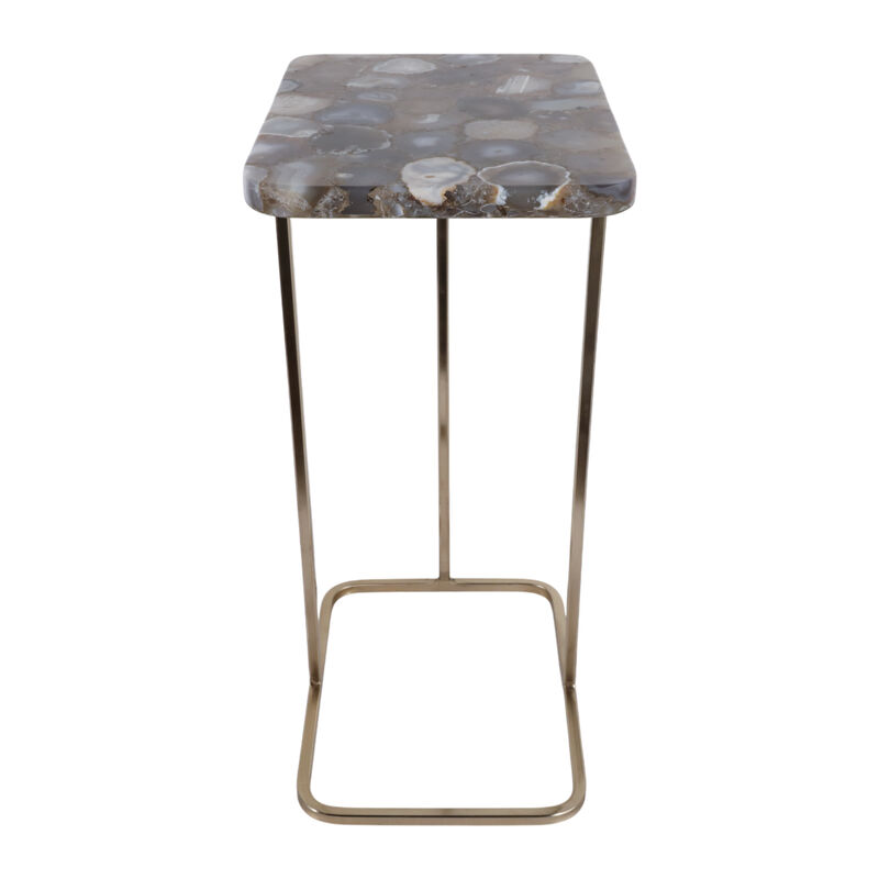 24x15 Agate Top C-Table image number 2