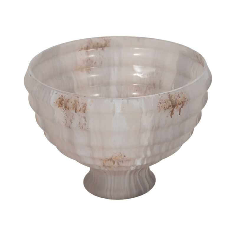 9" Glass Pedestal Bowl image number 2