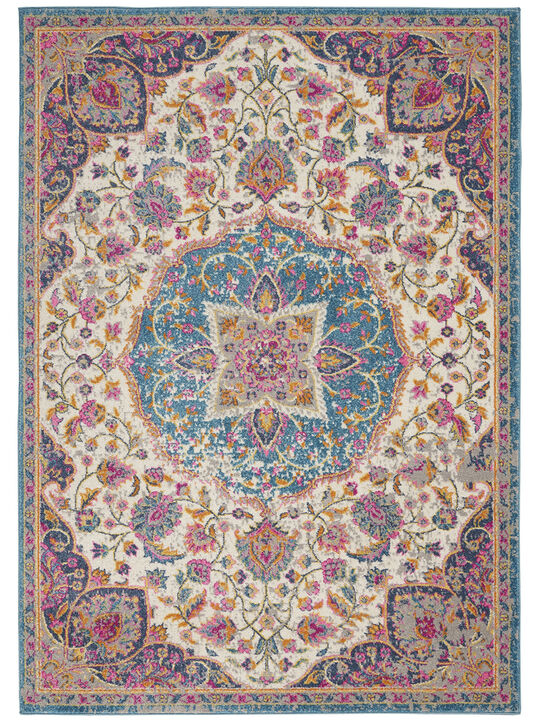 Passion PSN22 Ivory/Multicolor 3'9" x 5'9" Rug
