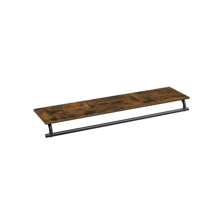 Clothes Rack with Top Shelf for Extra Storage and Organization