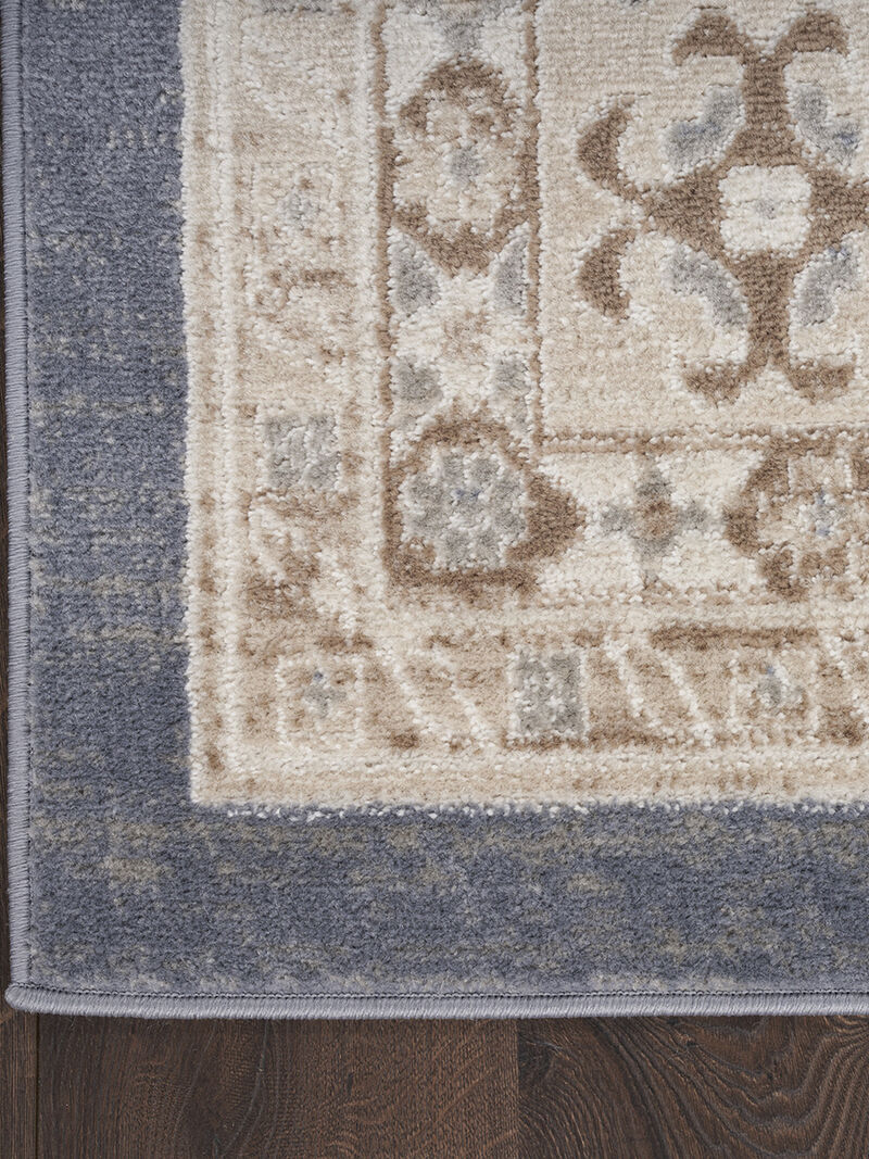 Serenity Home SRH01 Ivory/Blue 3'11" x 5'11" Rug