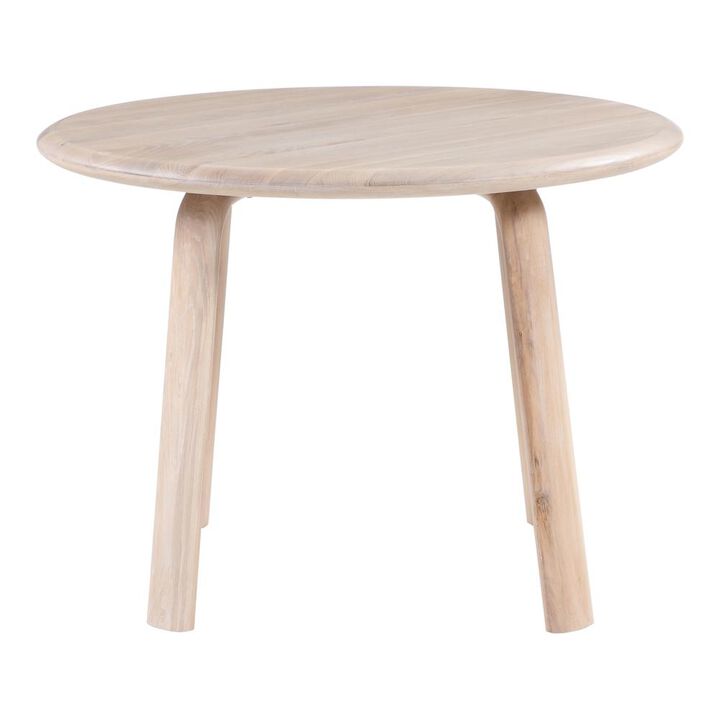 Moe's Home Collection Malibu Round Dining Table White Oak