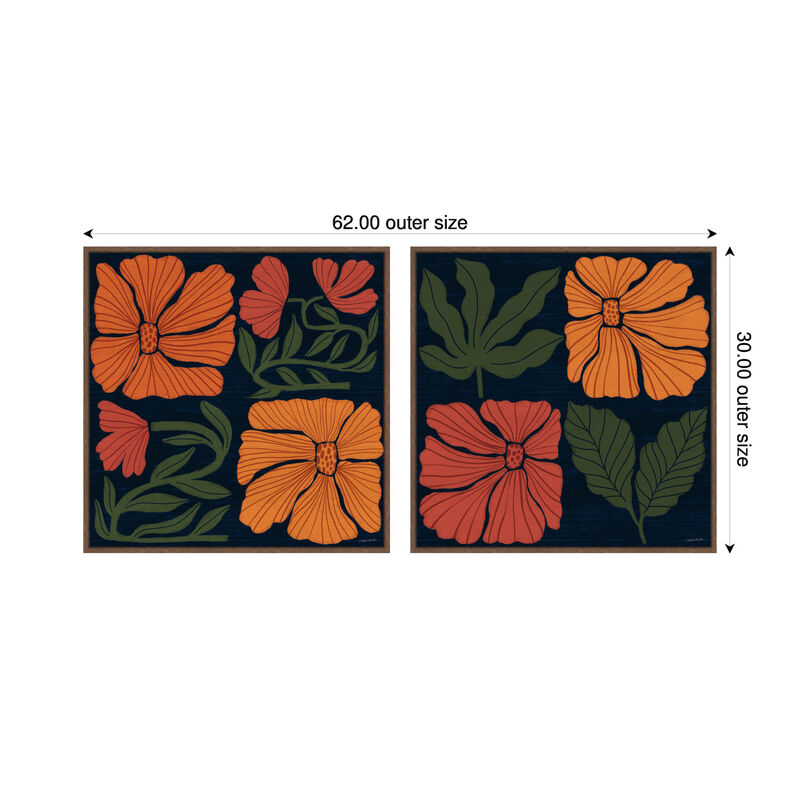 Modern Blooms III & IV 2 Piece image number 2