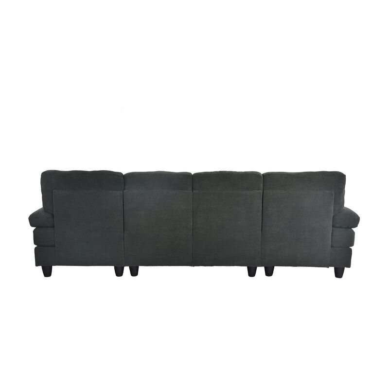 Kunfip upholstery U-Shaped Sofa image number 5