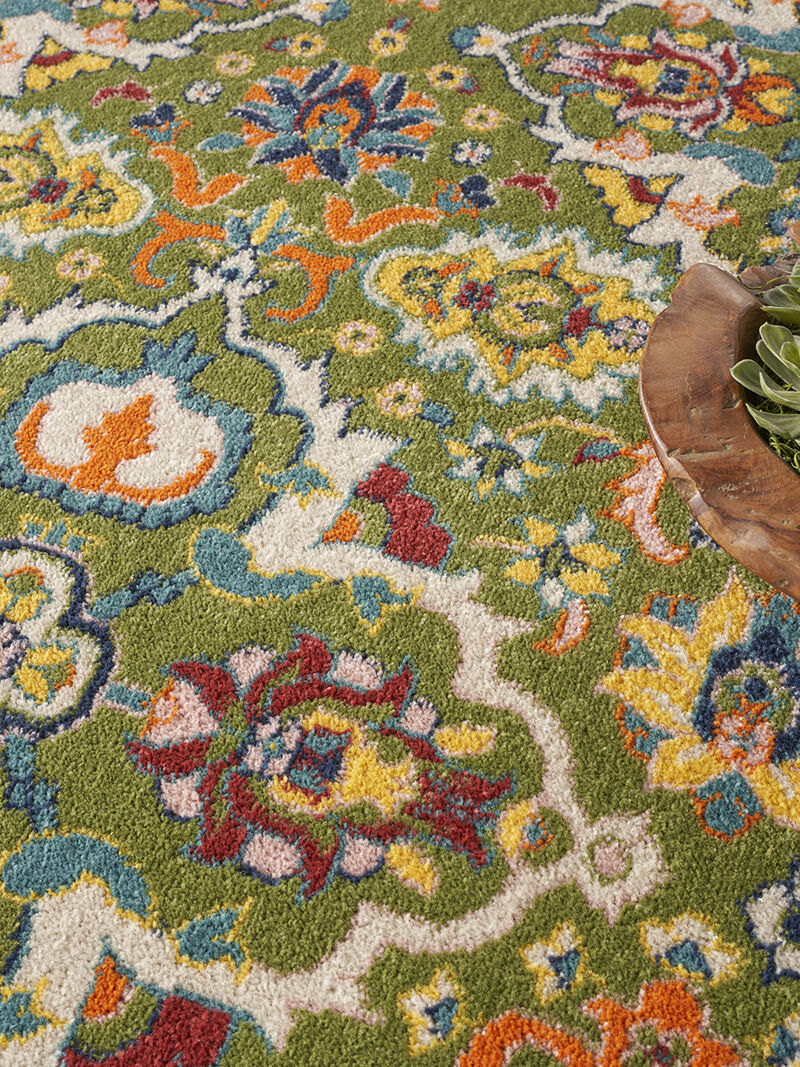 Allur ALR03 Sage/Ivory 4' x Round Rug