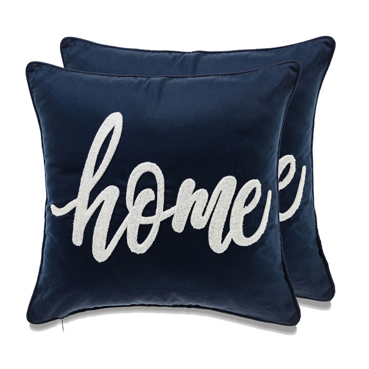 Cottage Icons throw pillow - set of 2
