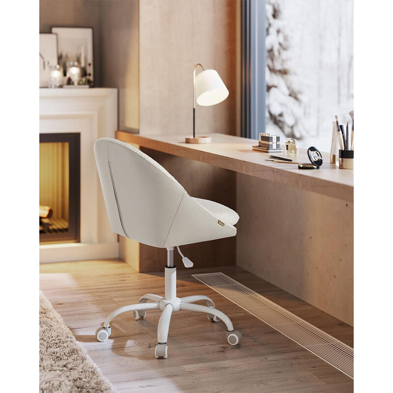 Office Chair with Cotton-Linen Fabric for Comfortable and Stylish Seating