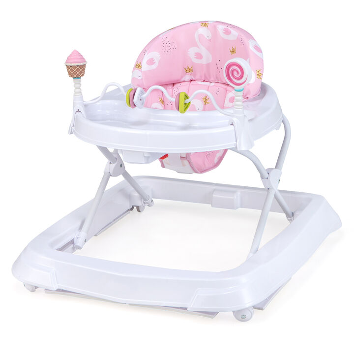 Adjustable Height Baby Activity Walker Foldable with Removable Seat