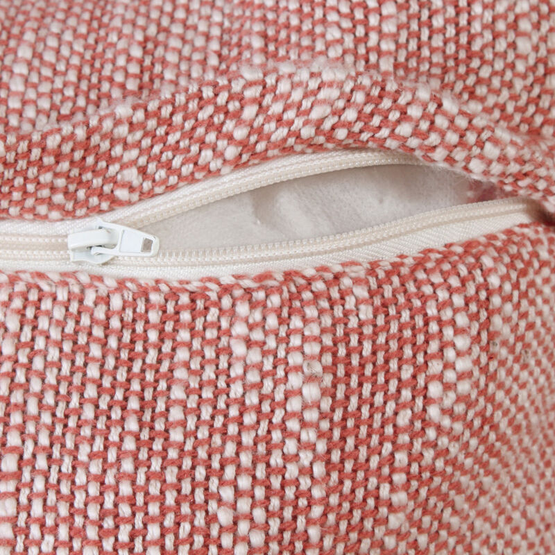 Luxury 100% Cotton Abstract Zippered Pillow &ndash; Decorative Accent Cushion for Sofa, Bedroom, or Living Room