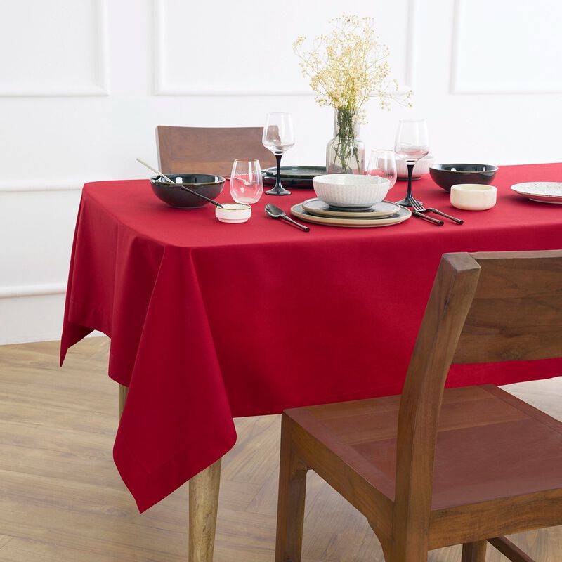 Cotton Linen Tablecloth - Dru - Cotton Linen Plain image number 0