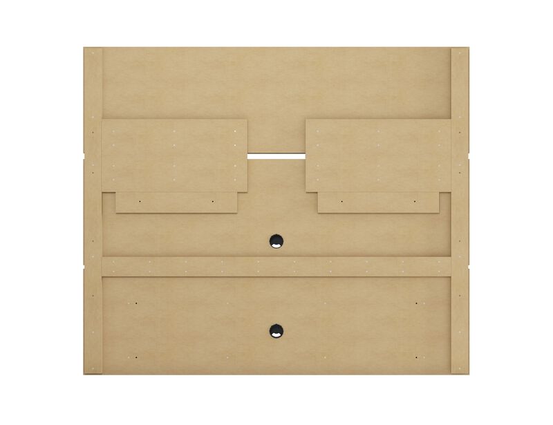 Vernon Beige Floating Entertainment Center