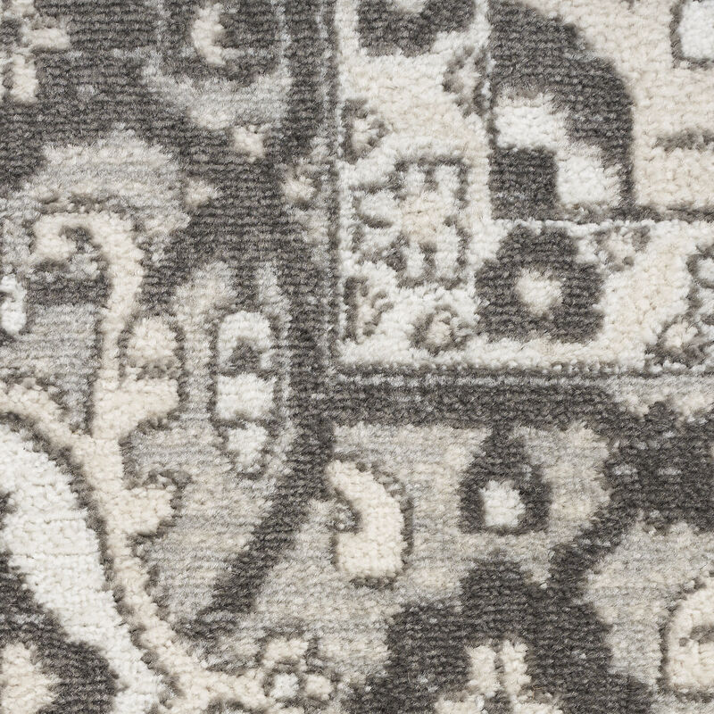Quarry QUA05 Gray 2'2" x 7'6" Rug image number 4