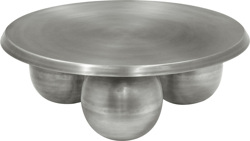 Meridian Furniture Globus Silver Coffee Table image number 2