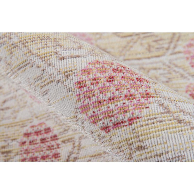 Momeni Traditional Rectangle Area Rug, Pink, 7'10 X 10'6