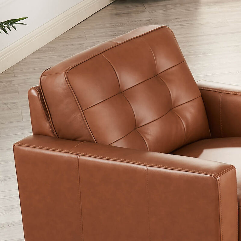 Aiden Top Grain Leather Chair