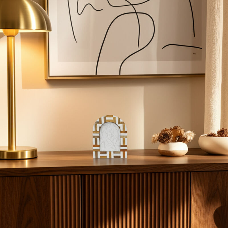 Wooden Arch Inlay Frame image number 3