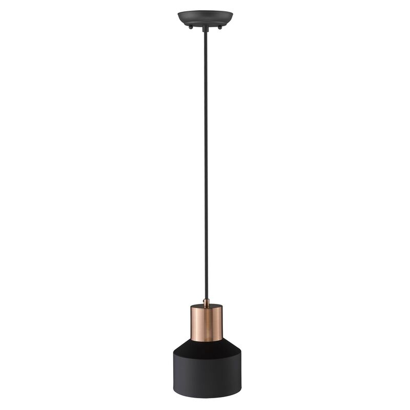 Hivvago Matte Black and Rose Gold Pendant Hanging Light