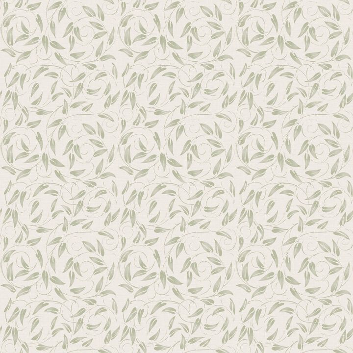 Off The Wall Tit Willow Green Wallpaper LB25159