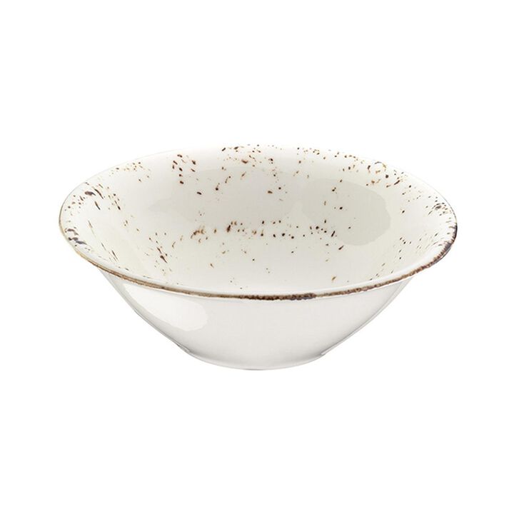 Grain dia.6.25" h:2" 13 oz. Round Decorated Porcelain Bowl (Set of 4)