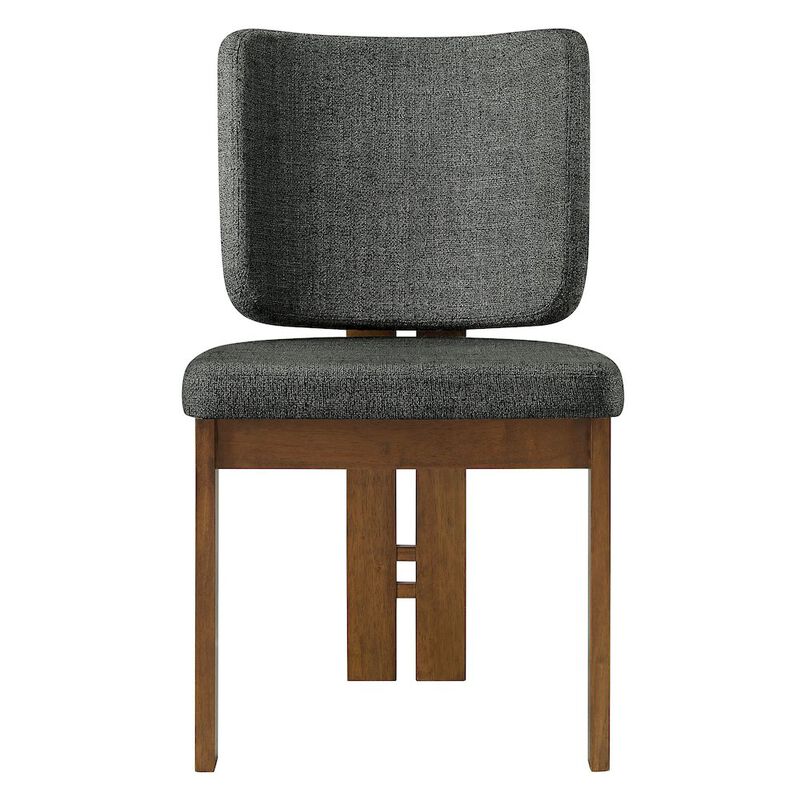 Alba Armless Upholstered Dining Chairs Set Of 2 image number 6