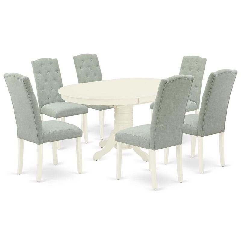 Dining Room Set Linen White