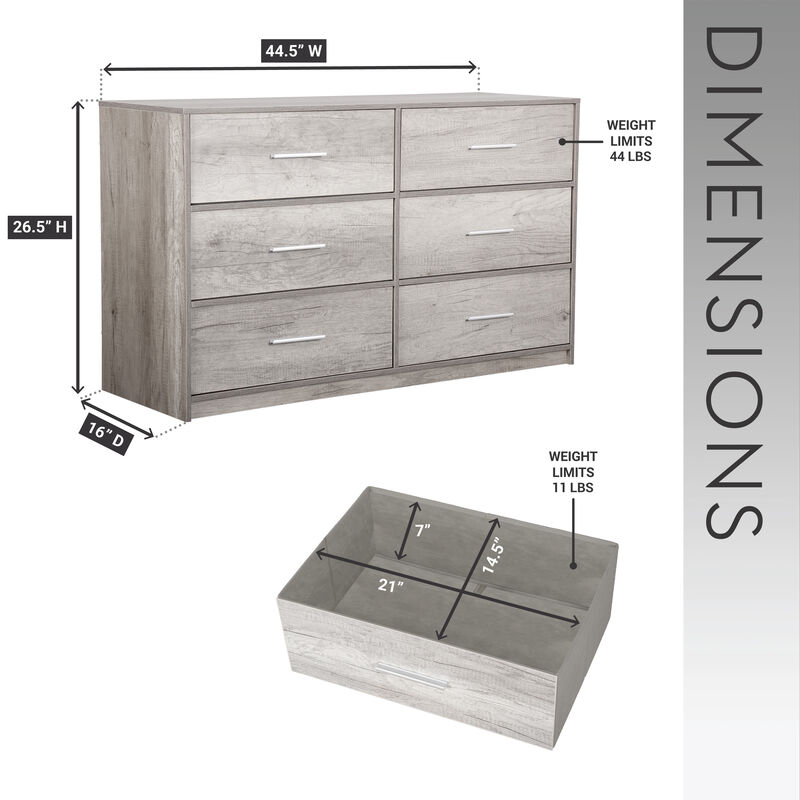 Stofto Large Fabric Drawers Dresser image number 3