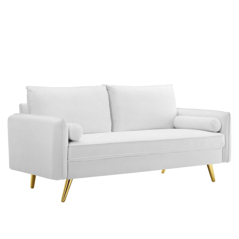 Revive Performance Velvet Sofa image number 2