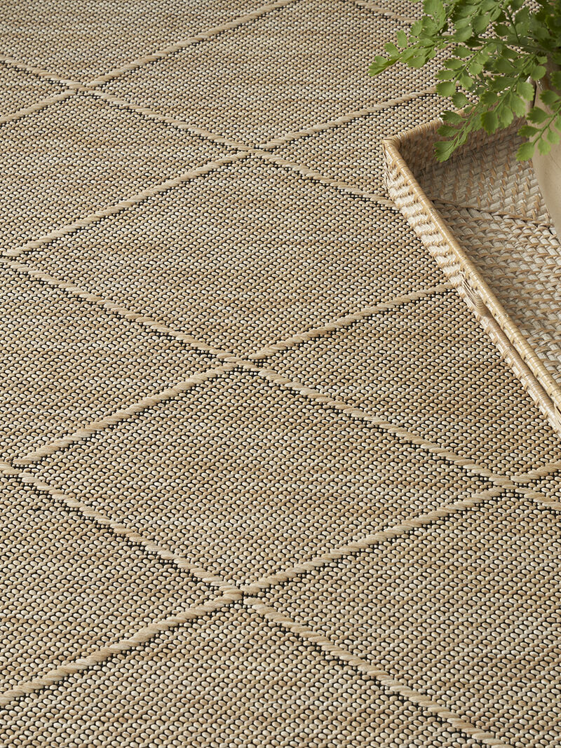 Washable Solutions WSL01 Natural 8' x 10' Rug