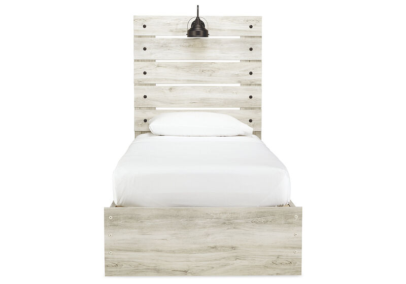 Cambeck Twin Panel Bed with 2 Storage Drawers image number 0