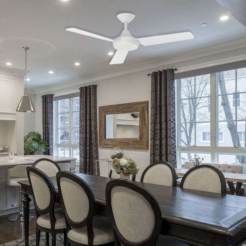 ENLIGHT 52" Smart DC Ceiling Fan with Light, Matter Smart Home Integration, CCT and Dimmable LED, 3 Blades, Damp/Outdoor Covered Rated image number 8