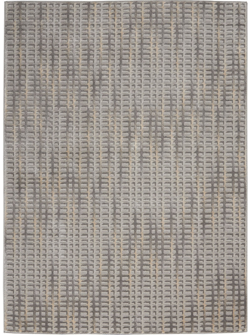 Solace SLA04 Gray/Beige 5'3" x 7'3" Rug