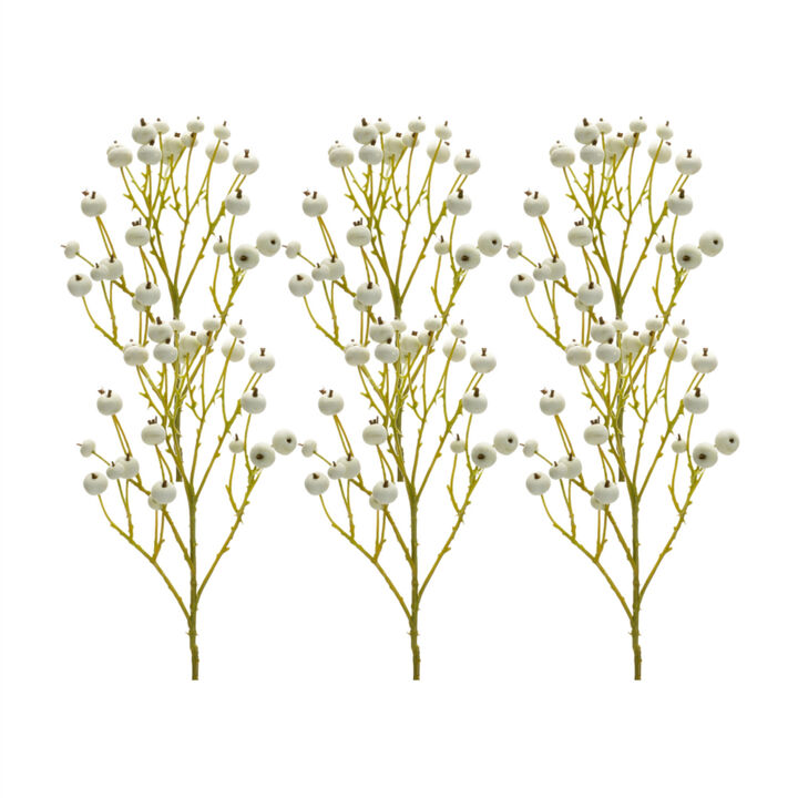 Berry Spray for Holiday and Seasonal Home Décor (Set of 6)