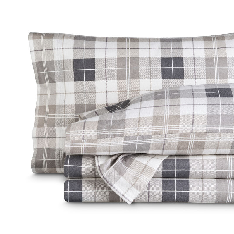 Soft & Cozy 100% Cotton Flannel Printed Pattern Sheet Set image number 0