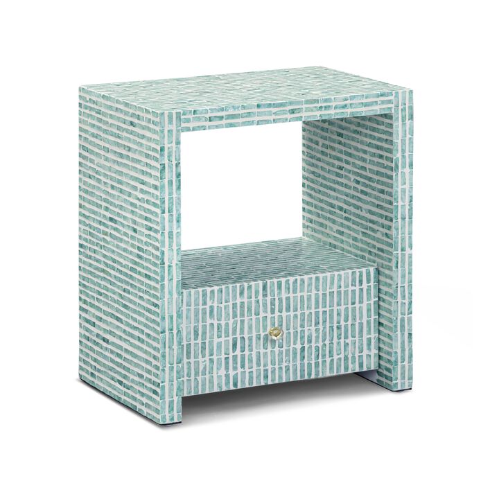 Tia Mother of Pearl Nightstand