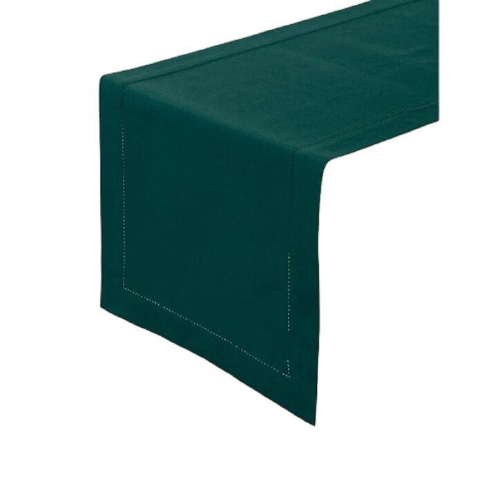 Cotton Linen Table Runner - Cotton Linen Hemstitch